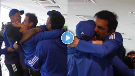 Gautam Gambhir Bold Celebration in Dressing Room With Coaching Staff Video Viral