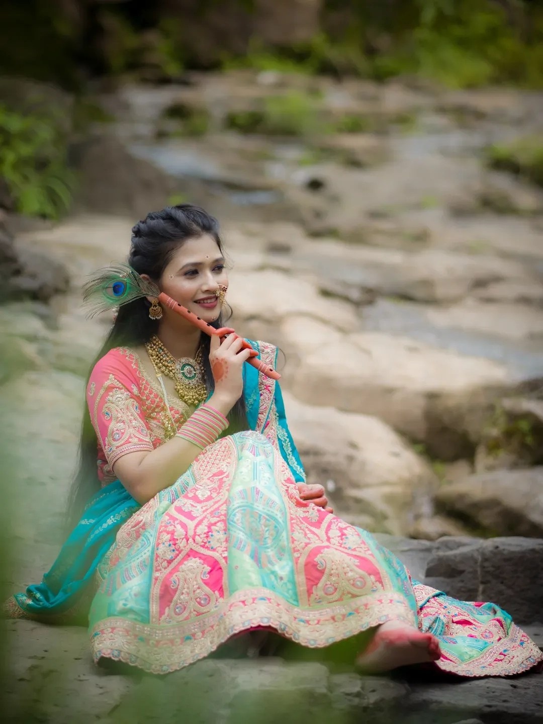 Gautami patil new photoshoot on Krishna Janmashtami 2025