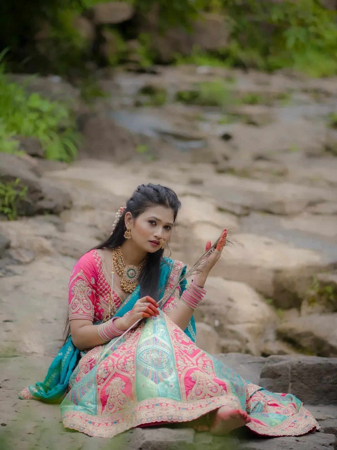 Gautami patil new photoshoot on Krishna Janmashtami 2025