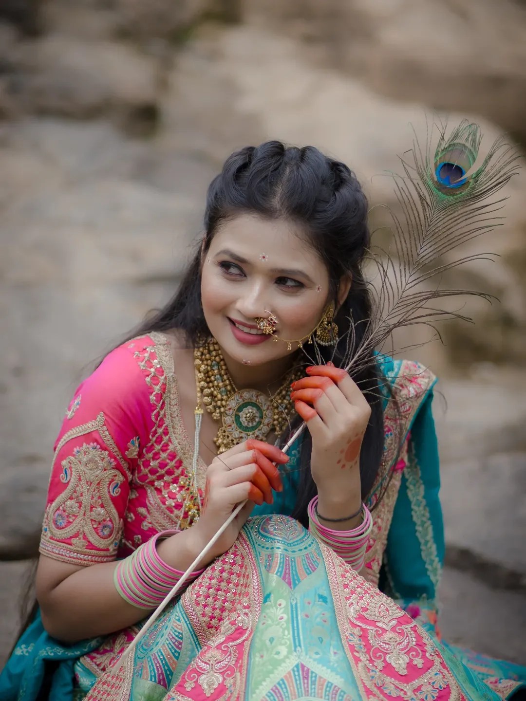 Gautami patil new photoshoot on Krishna Janmashtami 2025