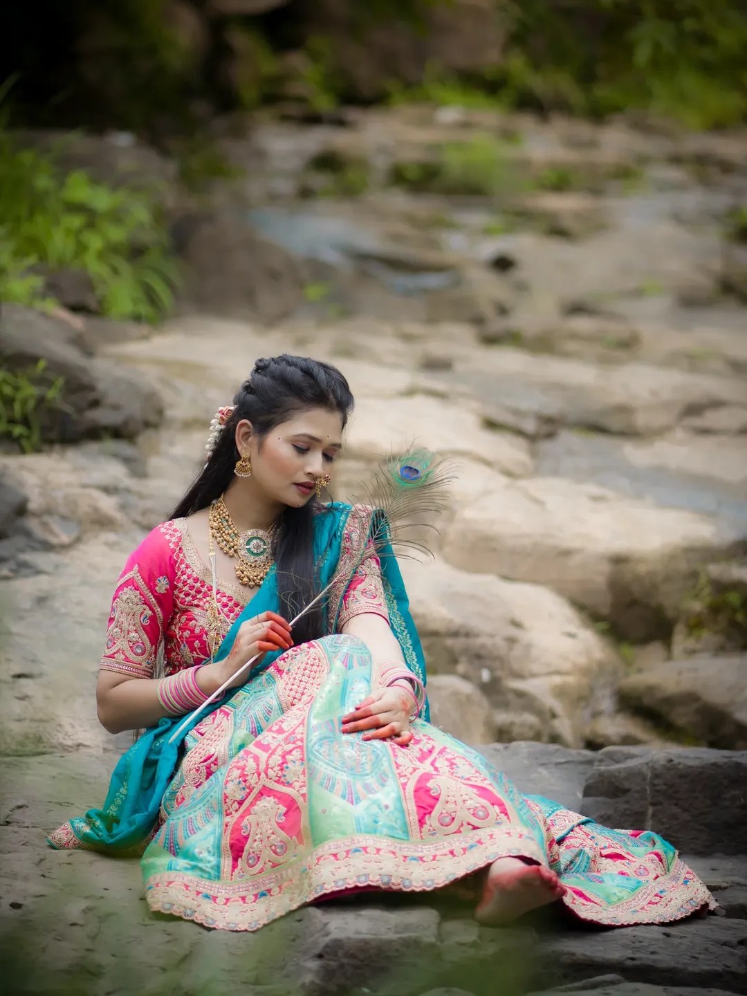 Gautami patil new photoshoot on Krishna Janmashtami 2025