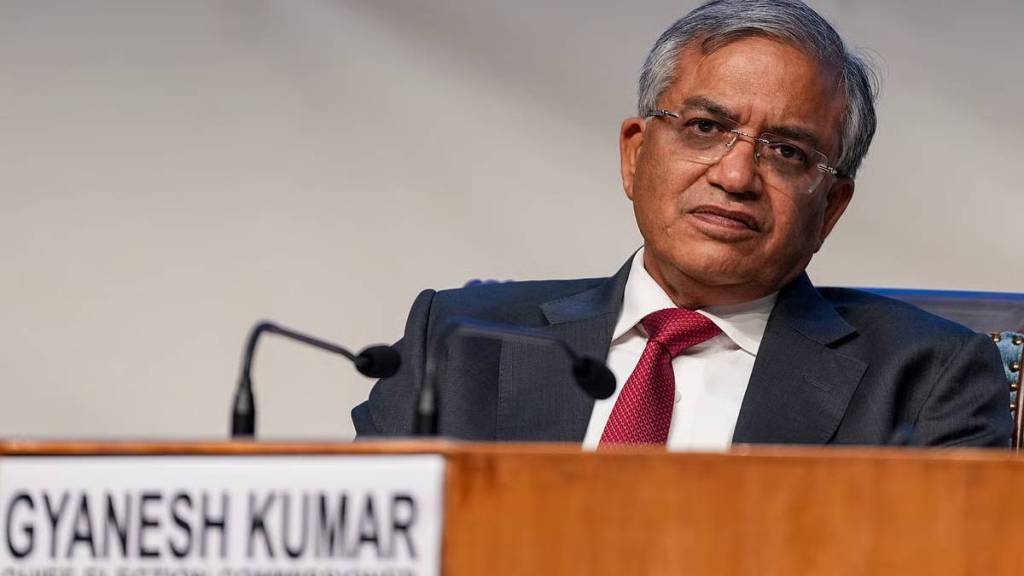 मुख्य निवडणूक आयुक्त ज्ञानेश कुमार 
image PTI