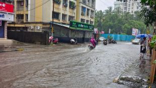 Heavy rain lashes Vasai Virar causing waterlogging and traffic disruption on Mumbai Ahmedabad highway