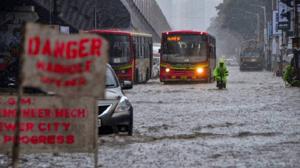 Heavy rains in Mumbai city and suburbs on Tuesday