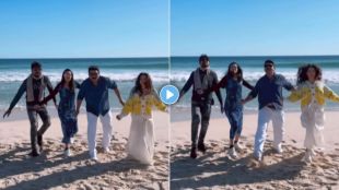 Hrishikesh Shelar Sushil Inamdar Anagha Atul and Samruddhi Moharir share dance video on kaho na pyaar hai Bollywood song