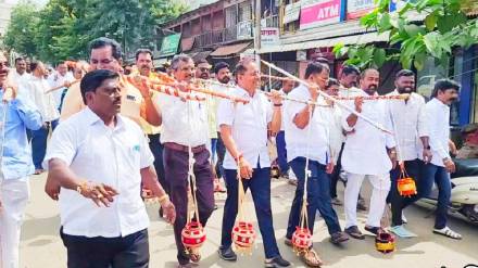Ichalkaranjit mva Kavad Yatra for Sulkud Water Scheme