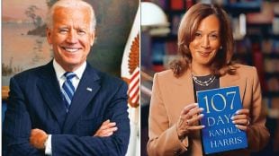joe biden and kamala harris release political memoirs amid trump challenge Kamala Harris 107 Days book