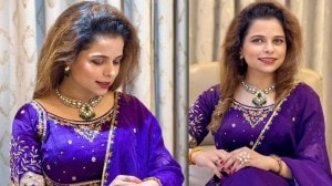 Photos: दही हंडीसाठी कार्तिकी गायकवाडने केलेला जांभळ्या ड्रेसमधील सुंदर लूक चर्चेत