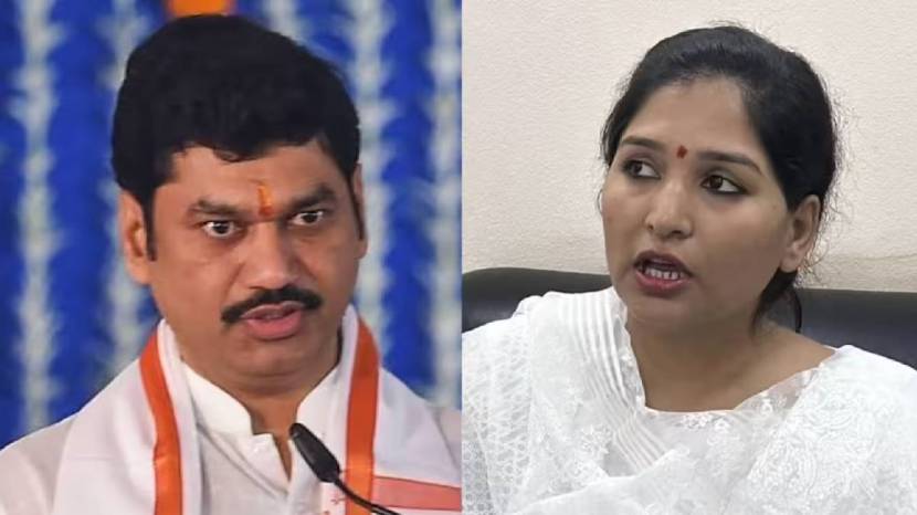 Karuna Munde and Dhananjay Munde