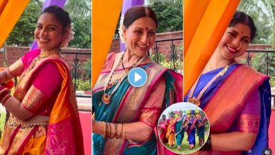 ‘आली ठुमकत नार लचकत…’ गाण्यावर किशोरी शहाणे आणि मराठी अभिनेत्रींचा सुंदर व्हिडीओ