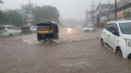 Latur district again hit by rain