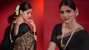 Marathi actress sayali patil saree look