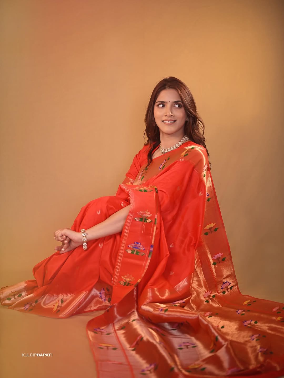 Marathi actress sayali patil saree look