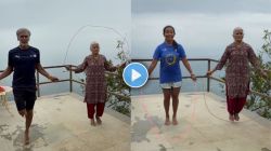 मिलिंद सोमणच्या ८६ वर्षांच्या आईने मारल्या दोरीवरील उड्या; अभिनेता व्हिडीओ शेअर करत म्हणाला…