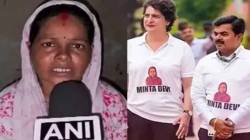 Minta Devi : कुणाला विचारून माझा फोटो वापरला? मिंटा देवी राहुल व प्रियांका गांधींवर भडकल्या
