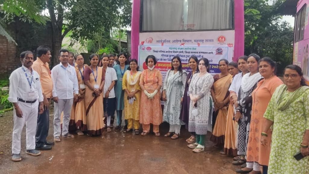 Mobile cancer detection van brings advanced screening to Thanes rural villages district health drive