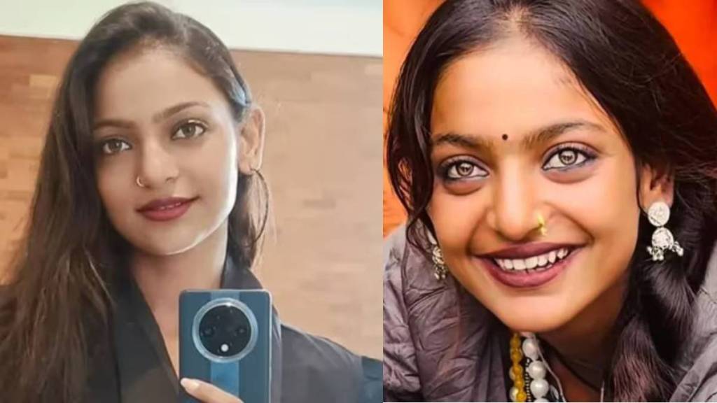 Monalisa Bhosle gained national attention due to her striking appearance when she arrived at the Mahakumbh site to sell garlands. (Credit: Instagram/@monalisabhosle_official