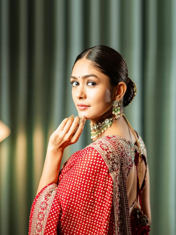 Mrunal Thakur Blouse Design Viral