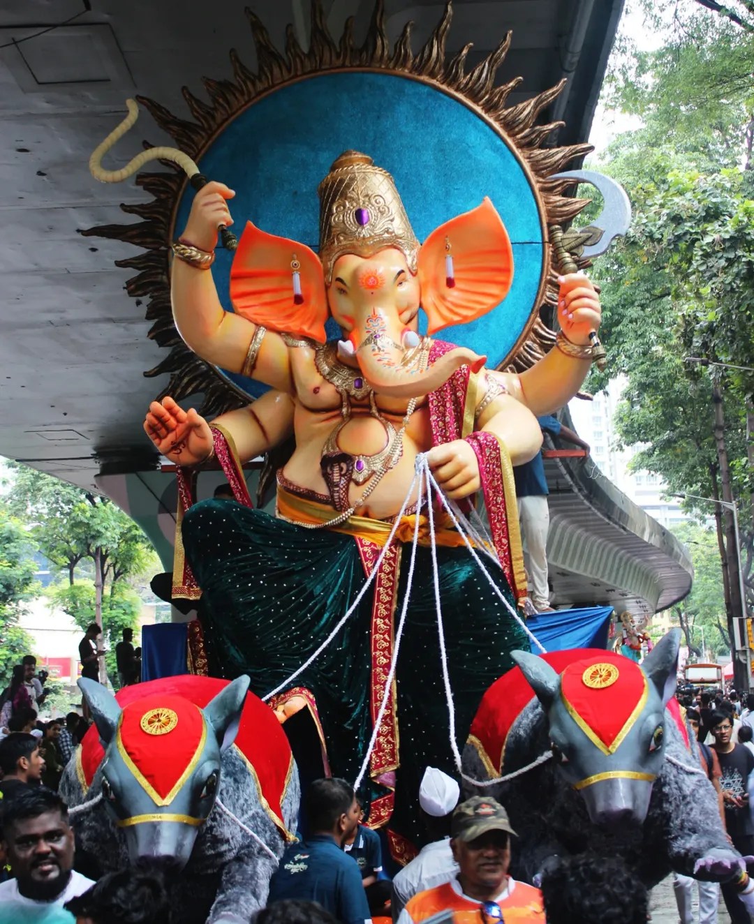 Mumbai Ganpati Aagman 17 August 2025