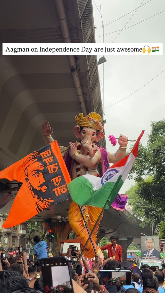 Mumbai Ganpati Aagman 15 August 2025