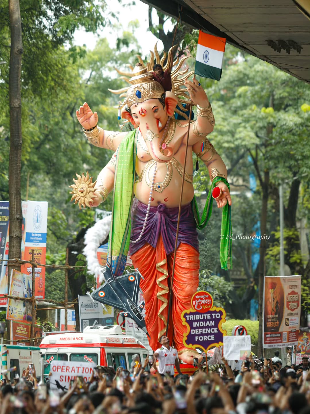 Mumbai Ganpati Aagman 15 August 2025