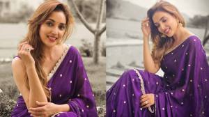 रूपाली भोसलेचं जांभळ्या साडीत सुंदर फोटोशूट; फोटो पाहून चाहते घायाळ