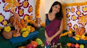 Photos : पर्यावरणपूरक संदेशासह साधेपणा व सौंदर्याचा संगम; भाग्यश्री लिमयेच्या घरी इको-फ्रेंडली गणपती बाप्पा