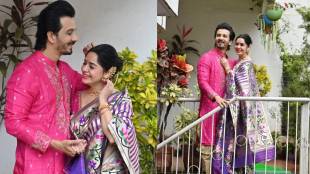 abhijit khandkekar and sukhada khandkekar traditional photoshoot