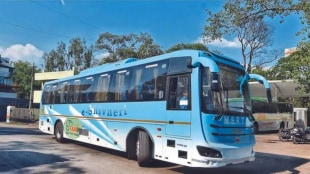 Pune Mumbai expressway traffic, MahaVitaran power cuts, E-Shivneri bus service, electric bus charging issues, ST bus delays Pune Mumbai, Pune ST electric buses, MahaVitaran electricity disruption, Pune Mumbai travel delays,