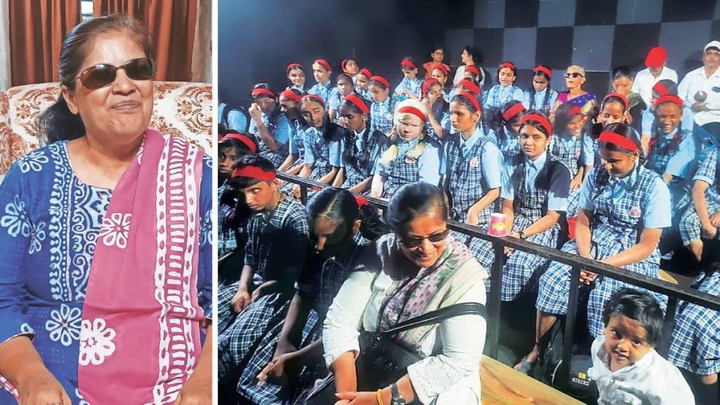 visually impaired empowerment, Jagriti Blind School, vocational training for blind girls, Braille education,