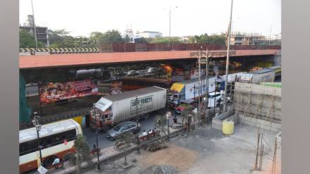 nagpur nitin gadkari national highway butibori flyover large crack