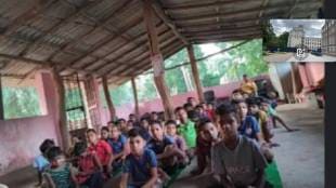 tudents of mohgaons gondi school enjoyed online London tour