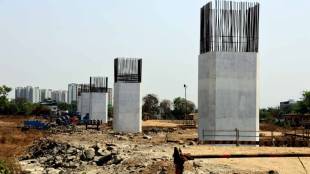Underground and elevated works are in progress on the bullet train Mumbai ahmedabad route
