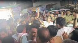 तुळजाभवानी मंदिर जीर्णोद्धारावरून वाद; तुळजापुरात राष्ट्रवादी – भाजप कार्यकर्त्यांची घोषणाबाजी