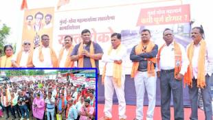 Mumbai-Goa highway protest, Sindhudurg highway condition, Thackeray Sena agitation,