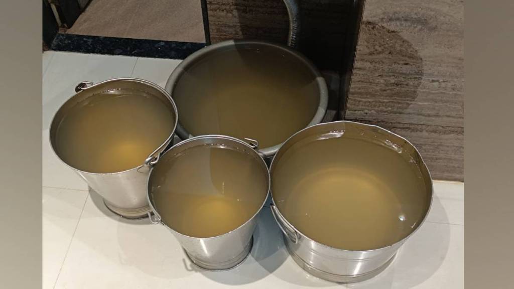 areas in badlapur west receiving dirty water supply