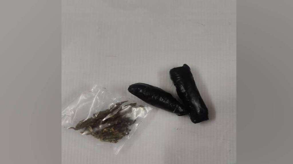 district court police on foiled marijuana smuggling operation by prisoner serving sentence for murder in central Jail