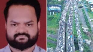 Kalyan road accident, Kalyan pothole accident, Kalyan traffic congestion, Kalyan Sheel road potholes,