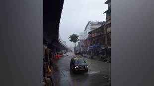 heavy rain mumbai hindmata area Parel