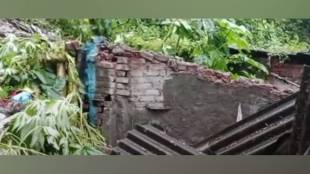 landslide in Kalyans netivali hill damaged four homes no loss of life