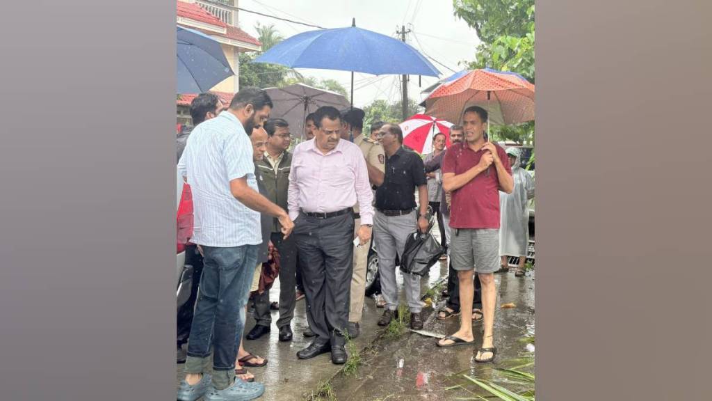 Heavy rain alert issued Commissioner Suryavanshi inspects Vasai Virar orders necessary precautionary measures
