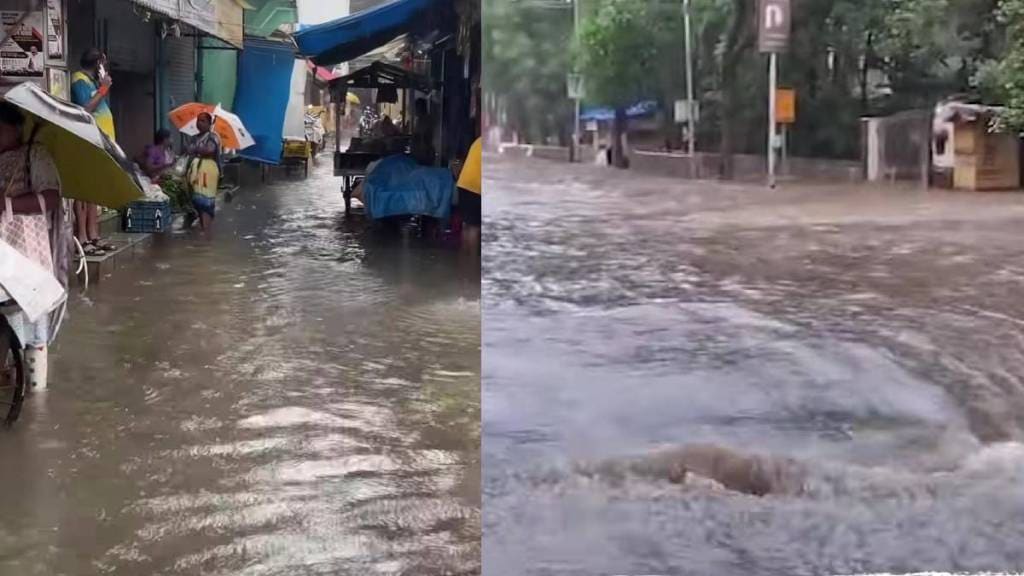waterlogging started in Mumbai