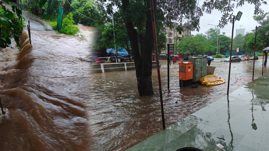 heavy rains submerge roads in mira bhayander slowing traffic and severely disrupting normal life