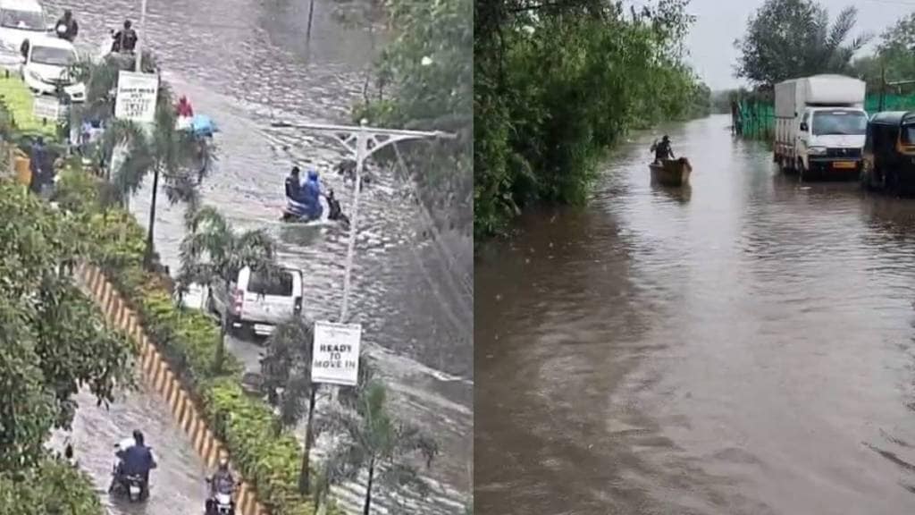 kalyan Dombivli roads flooded