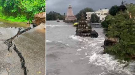 Rivers flooding Satara, Satara dam water release, Satara flood evacuation, Satara heavy rain impact,
