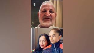 Samyukta Kale rhythmic gymnastics manikrao Kokate called to wish her luck