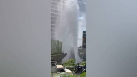 Barvi dam water pipeline break, Navi Mumbai water supply issue,