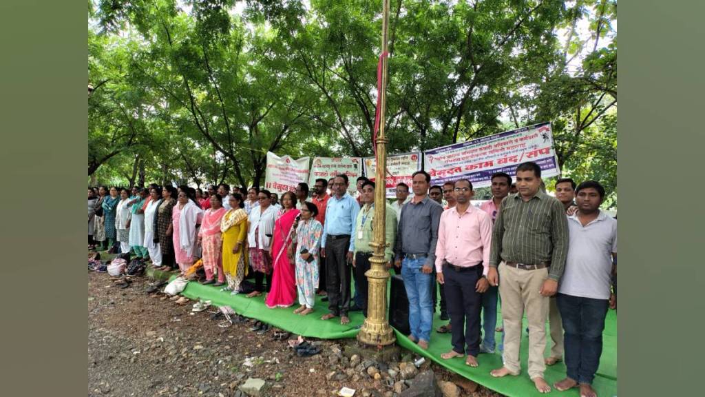 seventh day of Strike NHM Contract employees allege government responsible for ongoing agitation