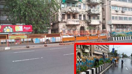 girgaon Chowpatty barricades, Ganeshotsav crowd control, Mumbai traffic management, Anant Chaturdashi safety measures,