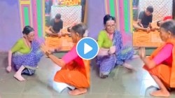 VIDEO: ‘बस फुगडी, पाय लंगडी’ वयाची ७५री पार पण उत्साह तरुणींनाही लाजवेल; ७५ वर्षीय आजींची जुगलबंदी पाहाच